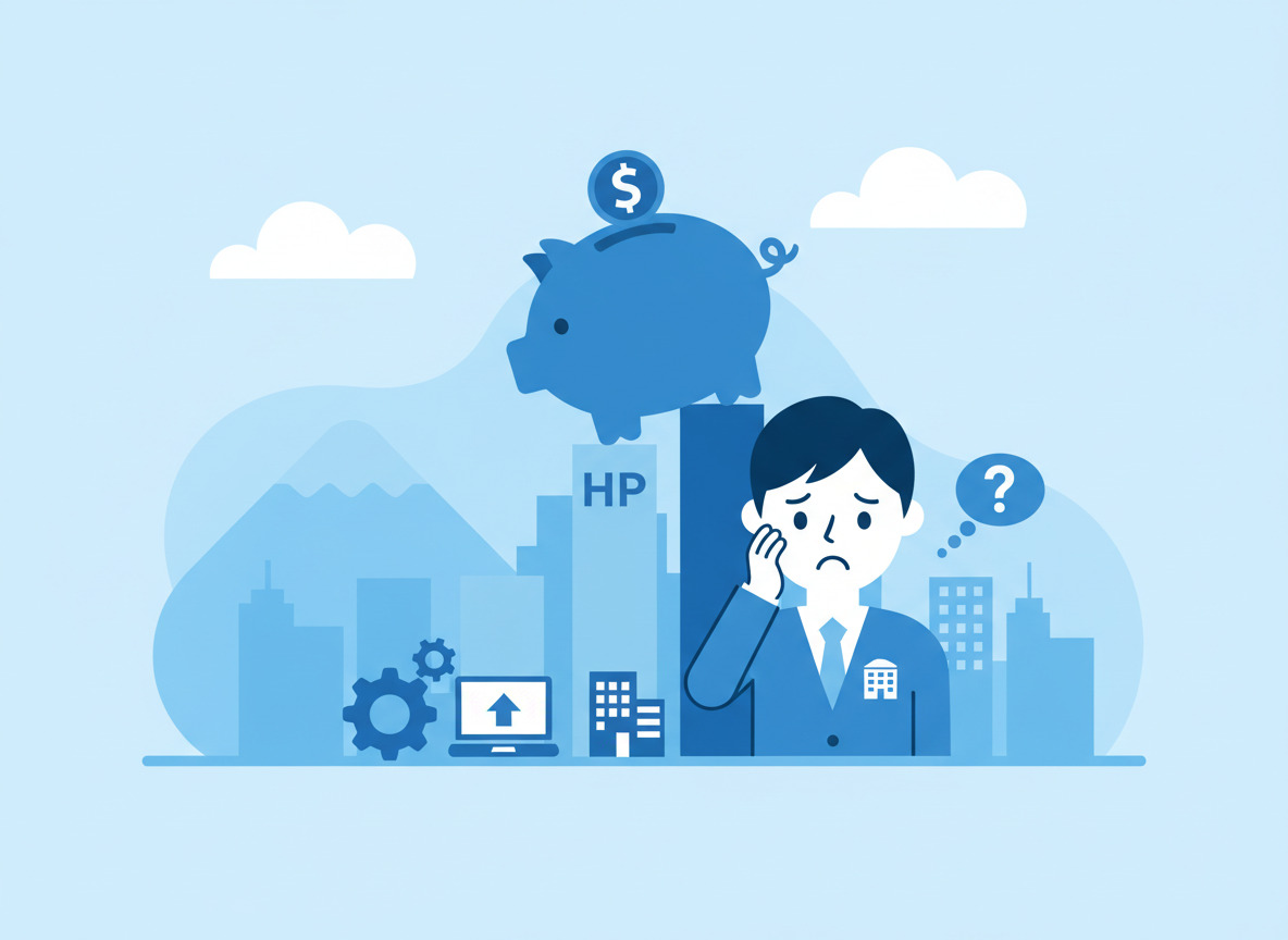 HP制作費の高止まりに悩む中小企業経営者の皆さま